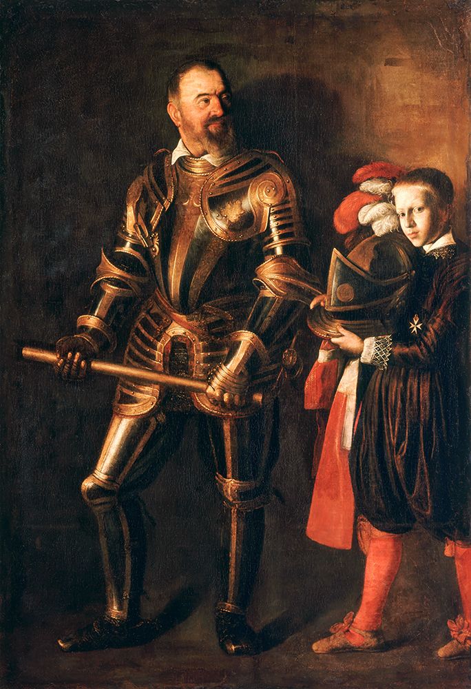 Alof de Wignacourt 1608 art print by Caravaggio for $57.95 CAD