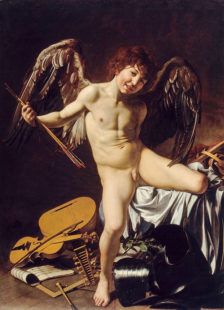 Amor Vincit Omnia ca 1602 art print by Caravaggio for $57.95 CAD