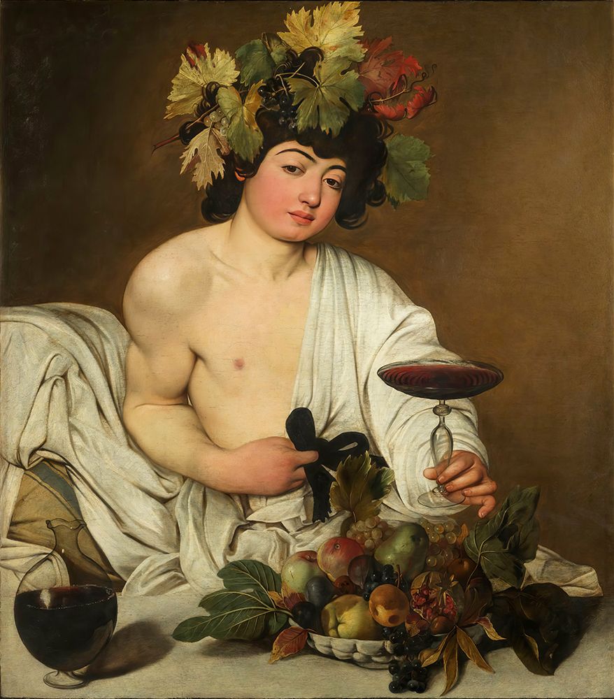 Bacchus ca 1598 art print by Caravaggio for $57.95 CAD