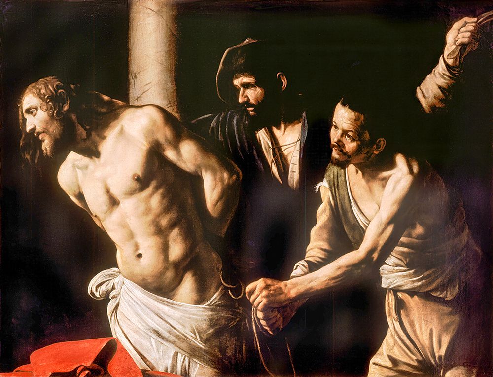 Christ at the Column ca 1607 art print by Caravaggio for $57.95 CAD