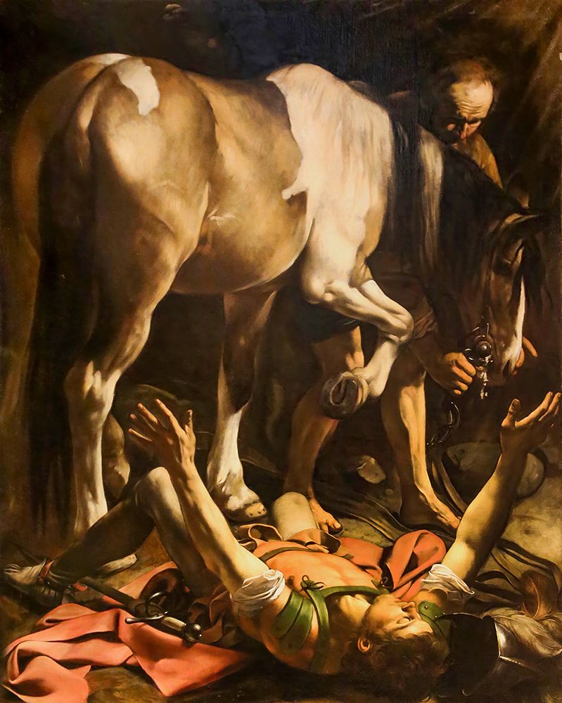 Conversion of Saint Paul 1600 art print by Caravaggio for $57.95 CAD