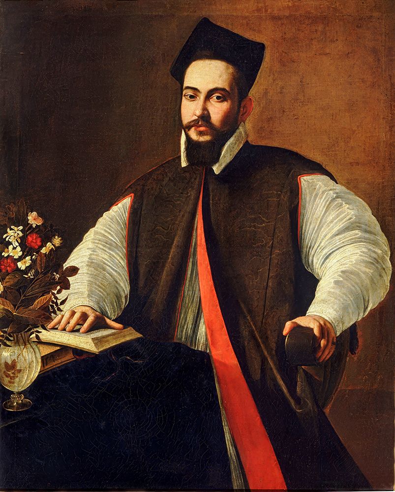 Portrait of Pope Urban VIII art print by Caravaggio for $57.95 CAD