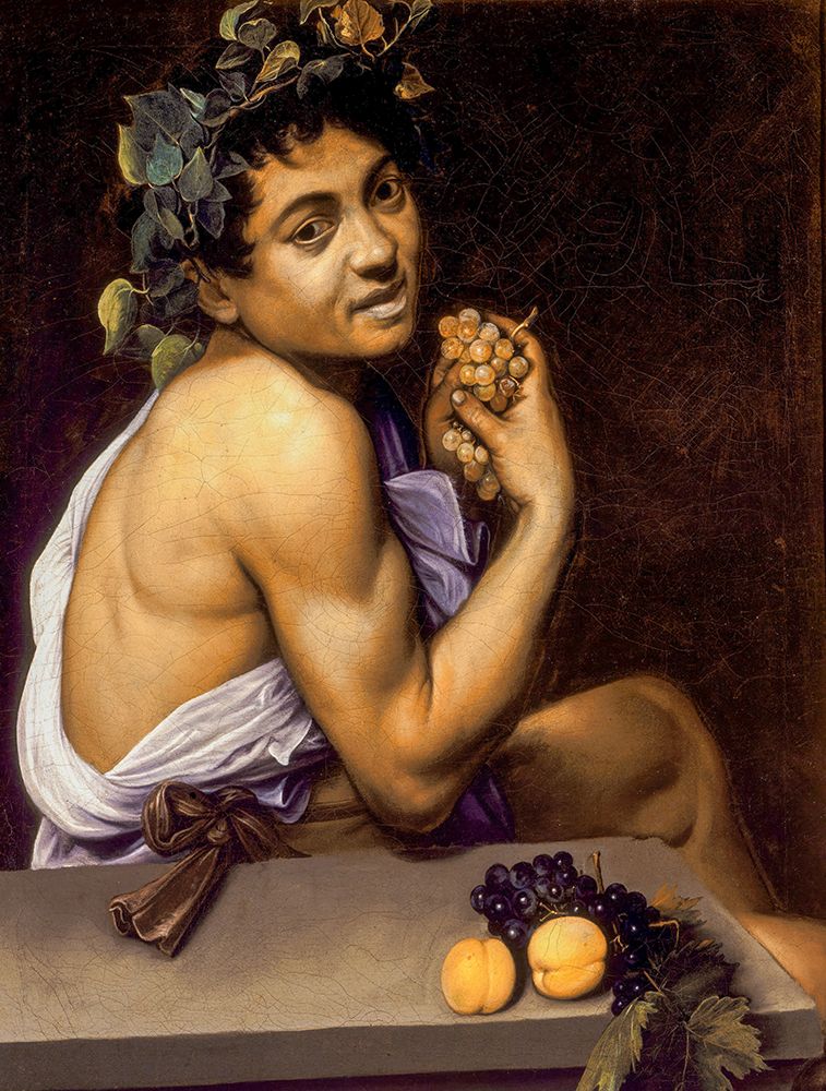 Young Sick Bacchus ca 1593 art print by Caravaggio for $57.95 CAD