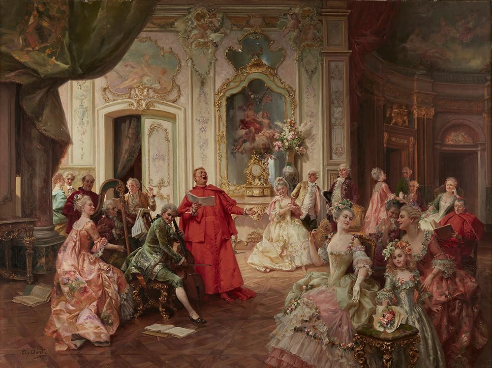 A Delightful Performance art print by Cesare Agostino Detti for $57.95 CAD