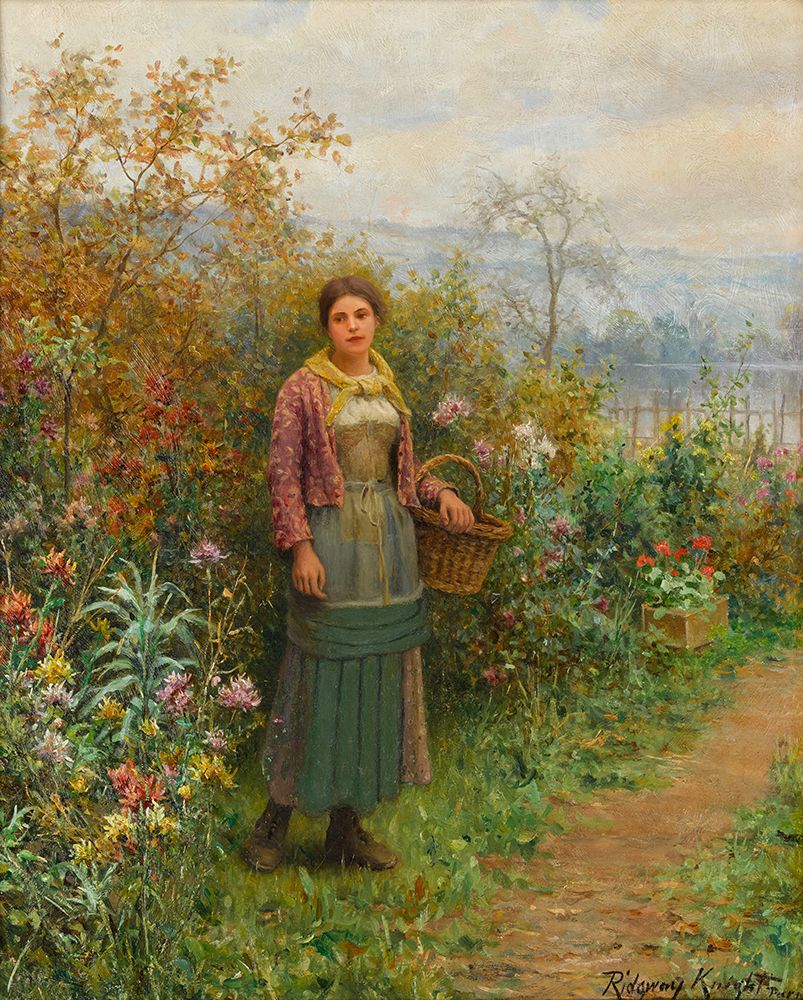 A Moments Pause art print by Daniel Ridgway Knight for $57.95 CAD