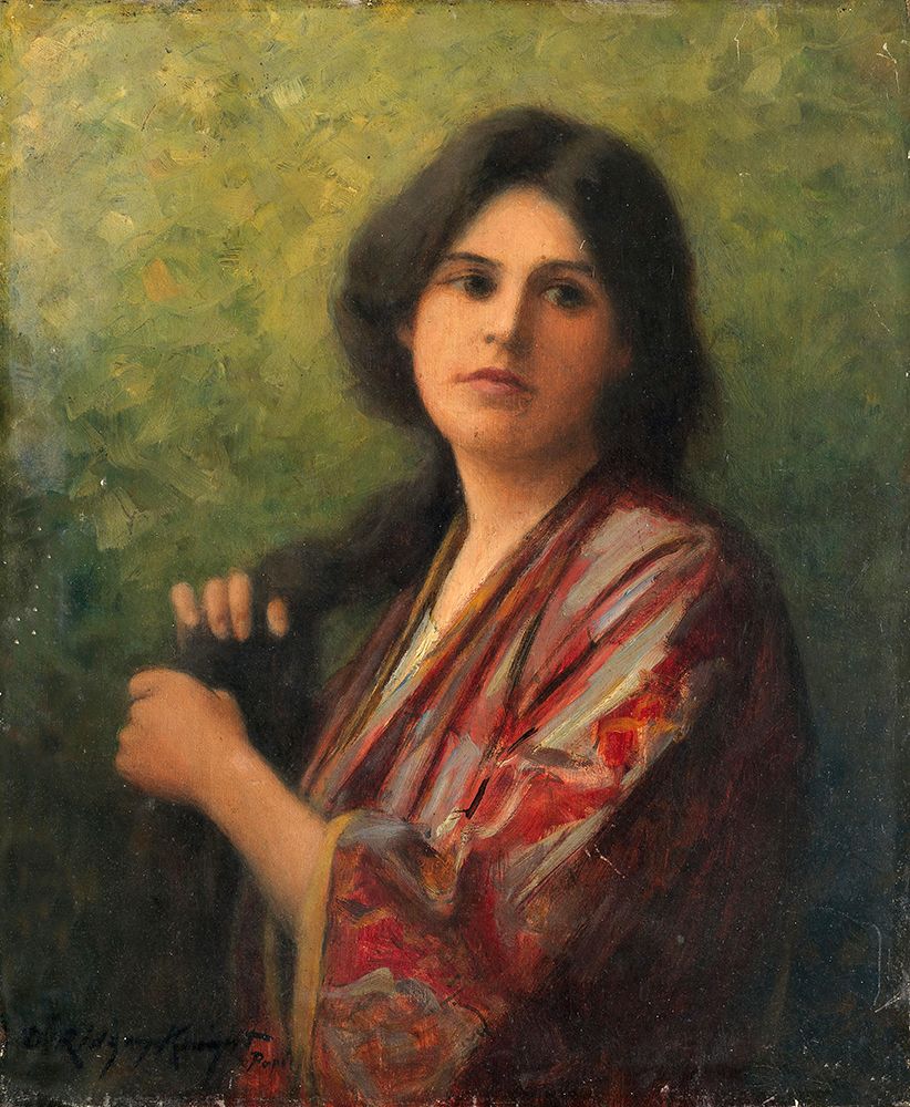 Lost in Thought 1918 art print by Daniel Ridgway Knight for $57.95 CAD