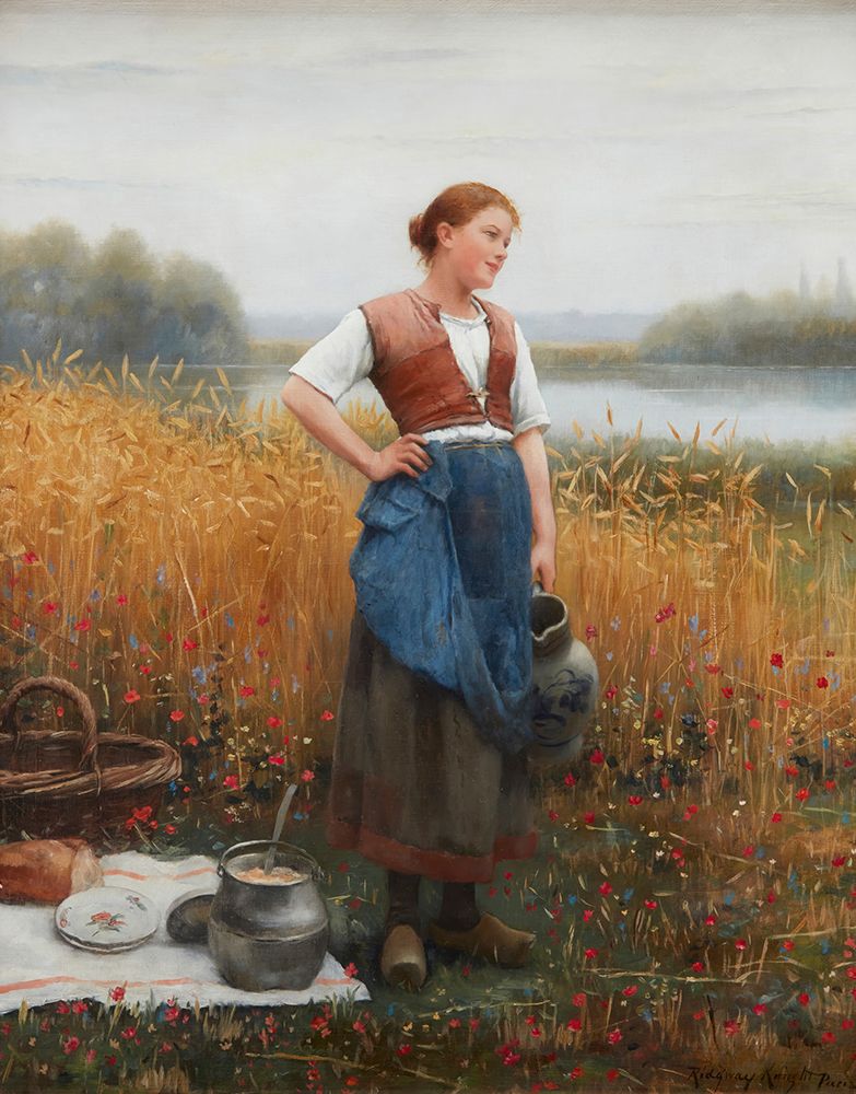 Middays Pause art print by Daniel Ridgway Knight for $57.95 CAD