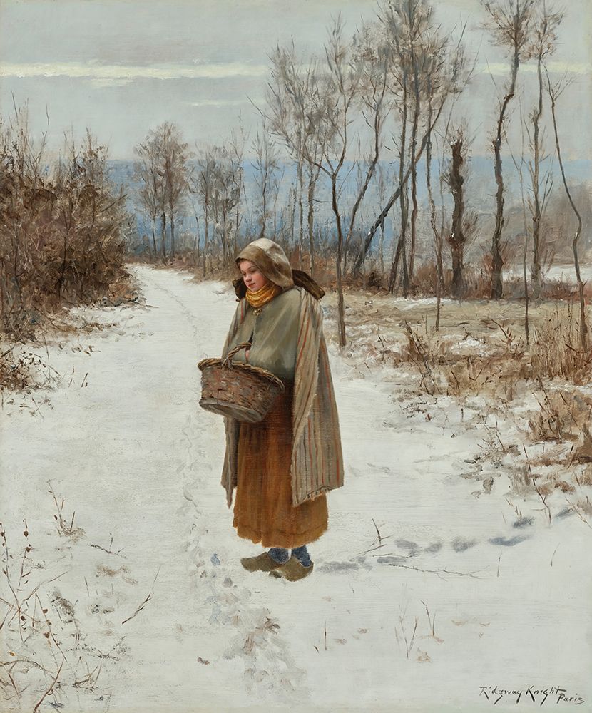 She has Lost her Way art print by Daniel Ridgway Knight for $57.95 CAD