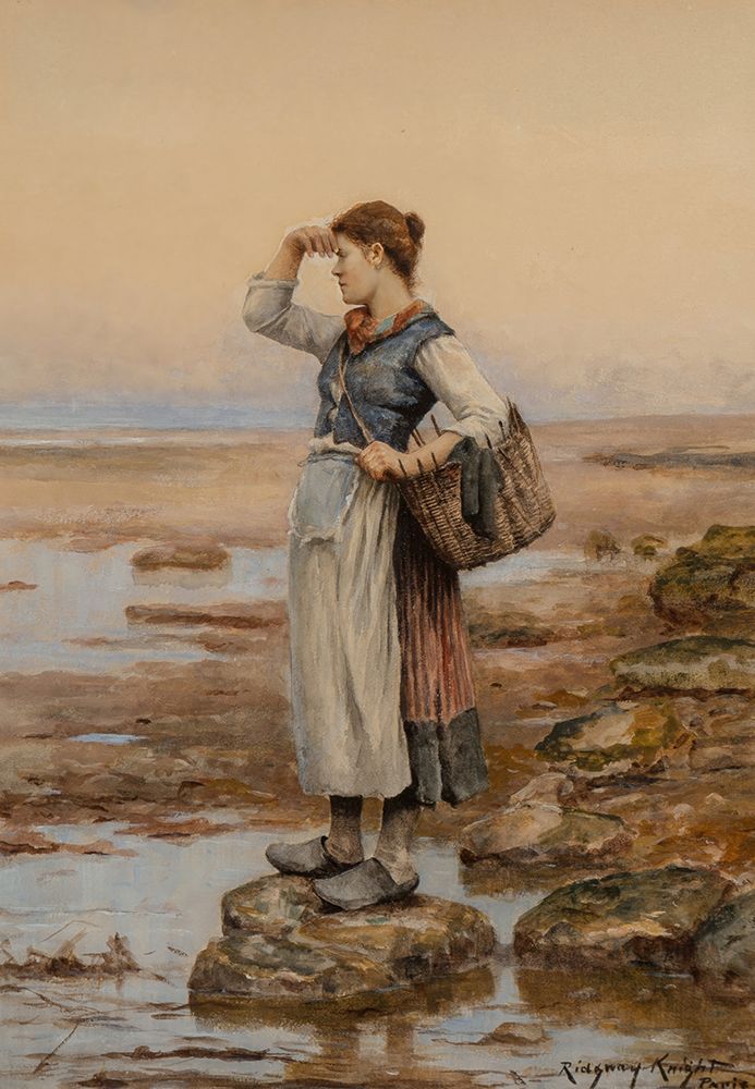 The Water Carriers art print by Daniel Ridgway Knight for $57.95 CAD