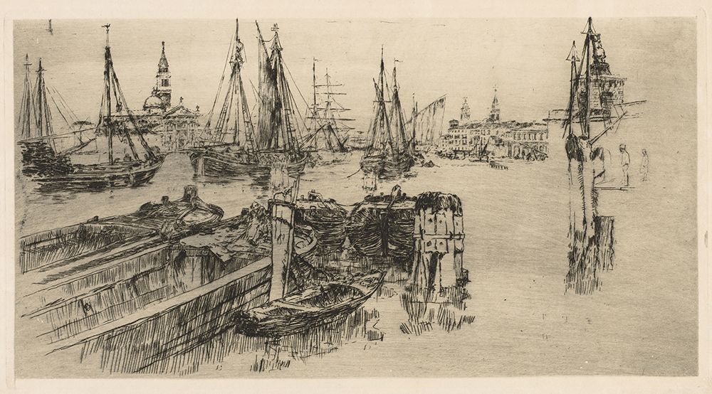 Shipping, On the Guidecca 1883 art print by Frank Duveneck for $57.95 CAD