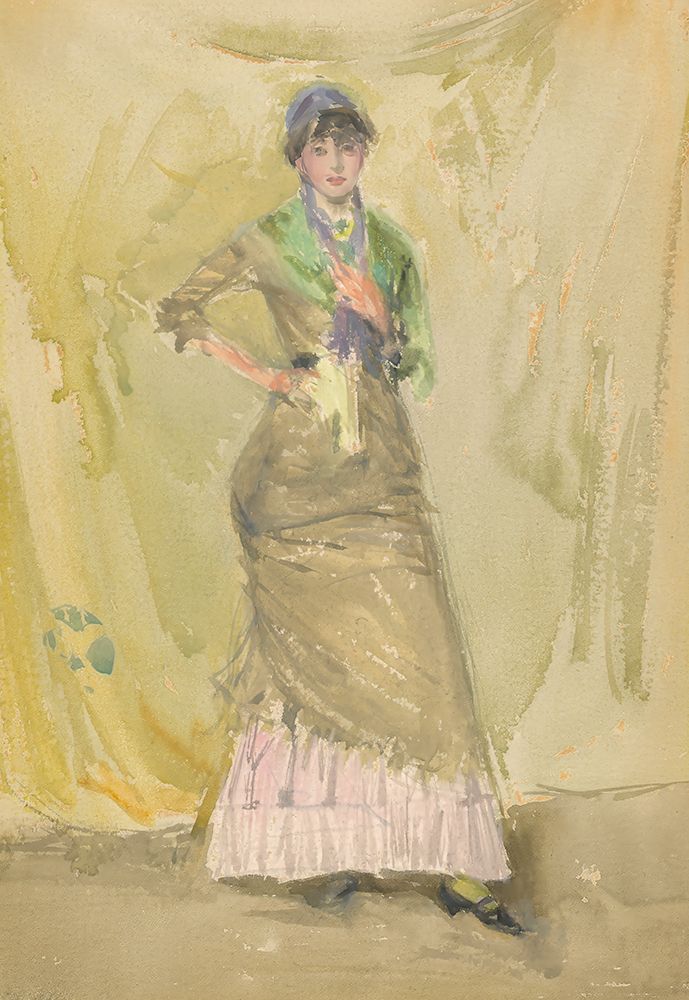 A Note in Green 1883 art print by James McNeill Whistler for $57.95 CAD