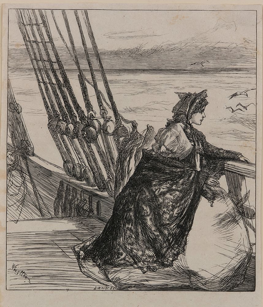 An Illustration to The Majors Daughter 1862 art print by James McNeill Whistler for $57.95 CAD