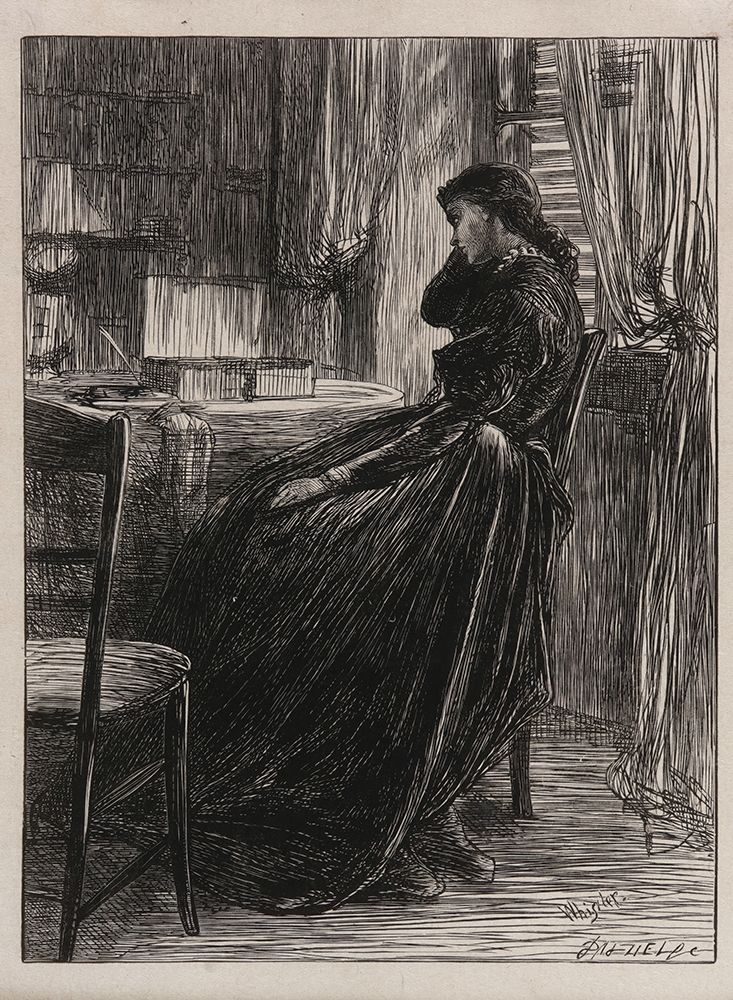 An Illustration to The Trial Sermon 1862 art print by James McNeill Whistler for $57.95 CAD