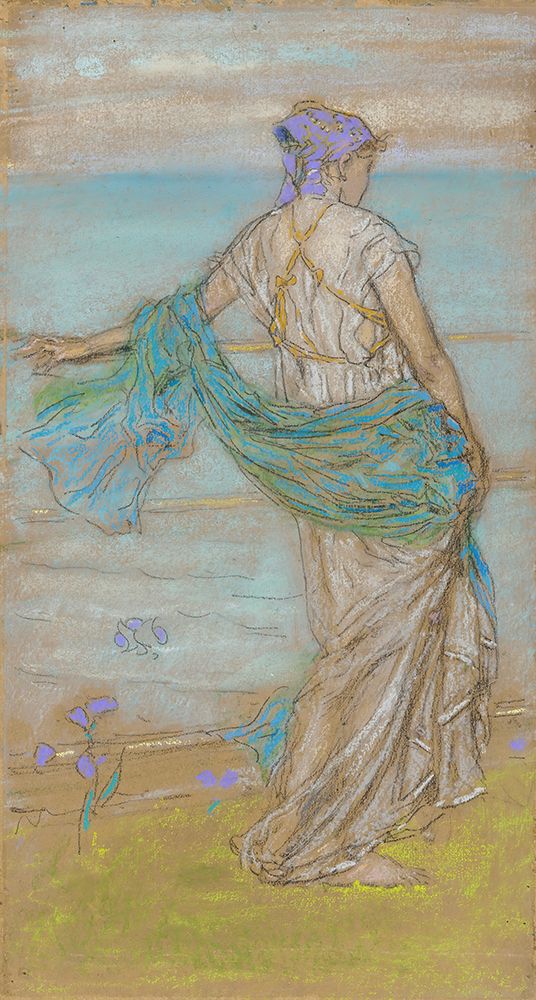 Annabel Lee 1885 art print by James McNeill Whistler for $57.95 CAD