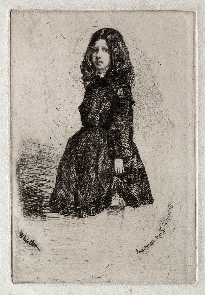 Annie 1858 art print by James McNeill Whistler for $57.95 CAD