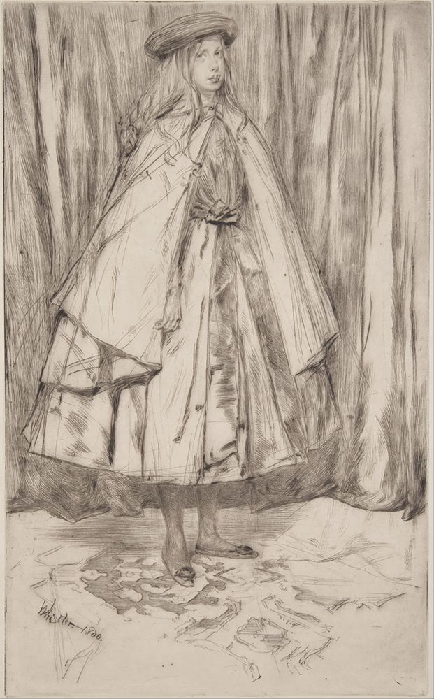 Annie Haden 1860 art print by James McNeill Whistler for $57.95 CAD