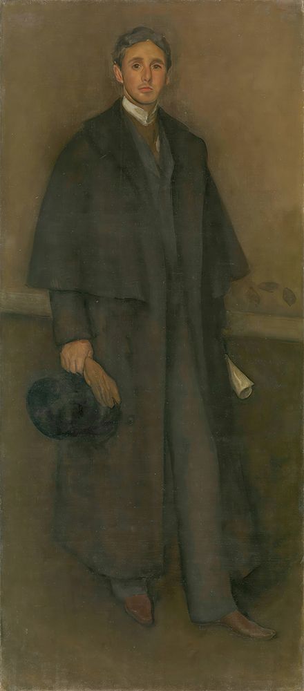 Arrangement in Flesh Color and Brown. Portrait of Arthur Jerome Eddy 1894 art print by James McNeill Whistler for $57.95 CAD