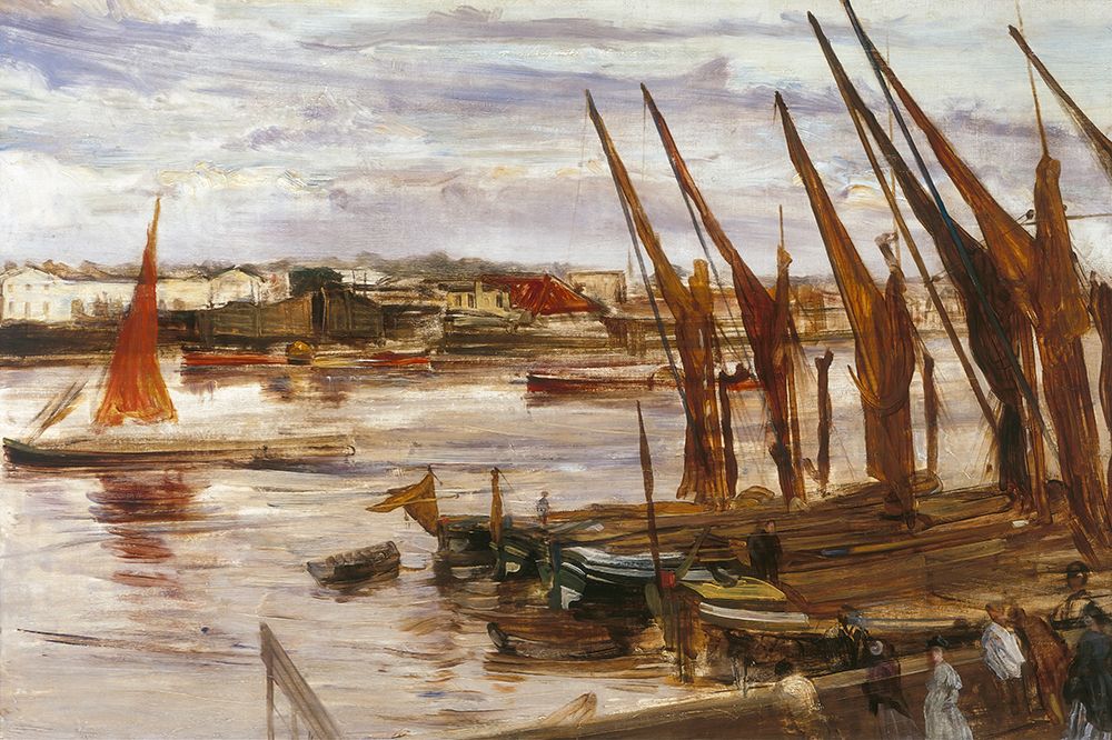 Battersea Reach ca 1863 art print by James McNeill Whistler for $57.95 CAD