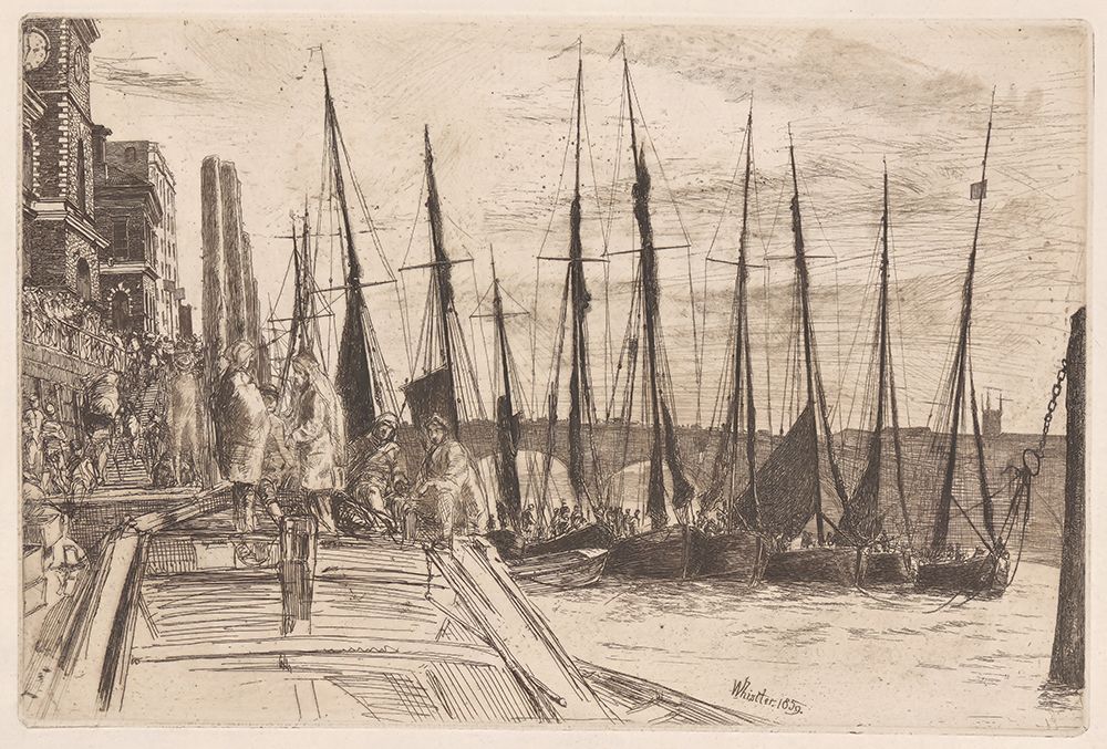 Billingsgate 1859 art print by James McNeill Whistler for $57.95 CAD