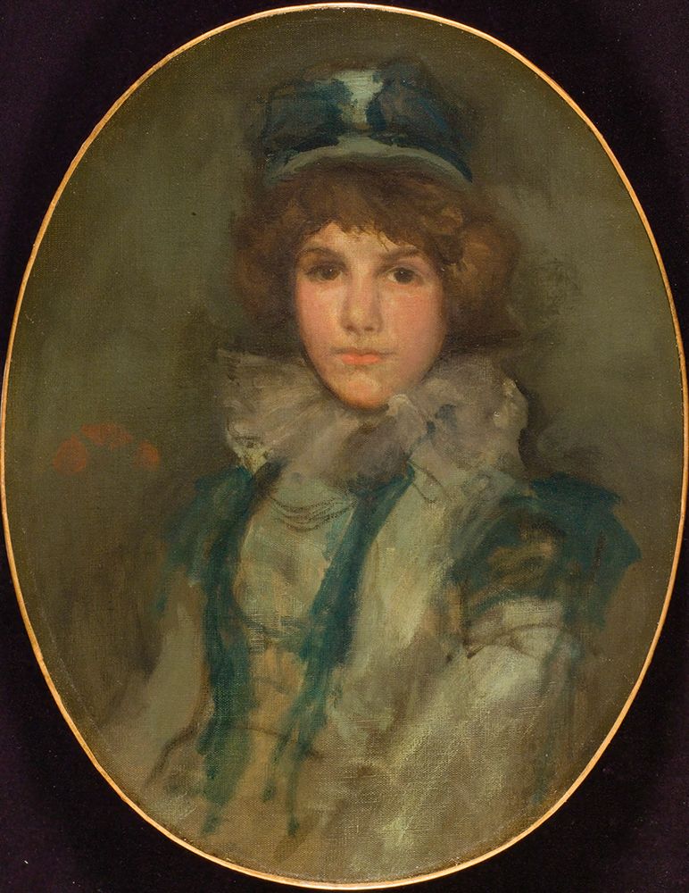 Blue and Coral. The Little Blue Bonnet 1898 art print by James McNeill Whistler for $57.95 CAD