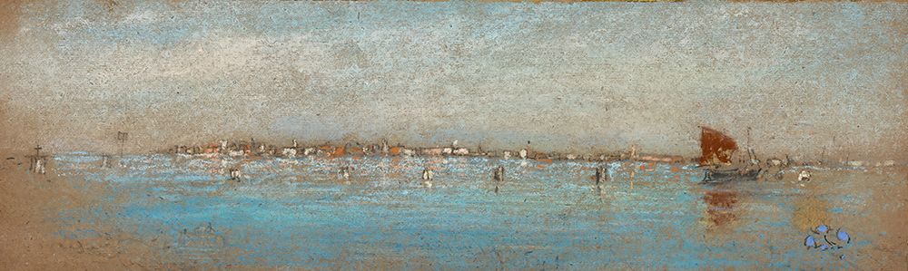 Blue and Silver, The Islands, Venice 1879 art print by James McNeill Whistler for $57.95 CAD