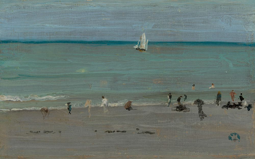 Coast Scene, Bathers 1884 art print by James McNeill Whistler for $57.95 CAD