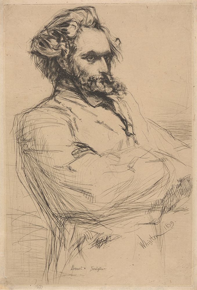 Drouet 1859 art print by James McNeill Whistler for $57.95 CAD