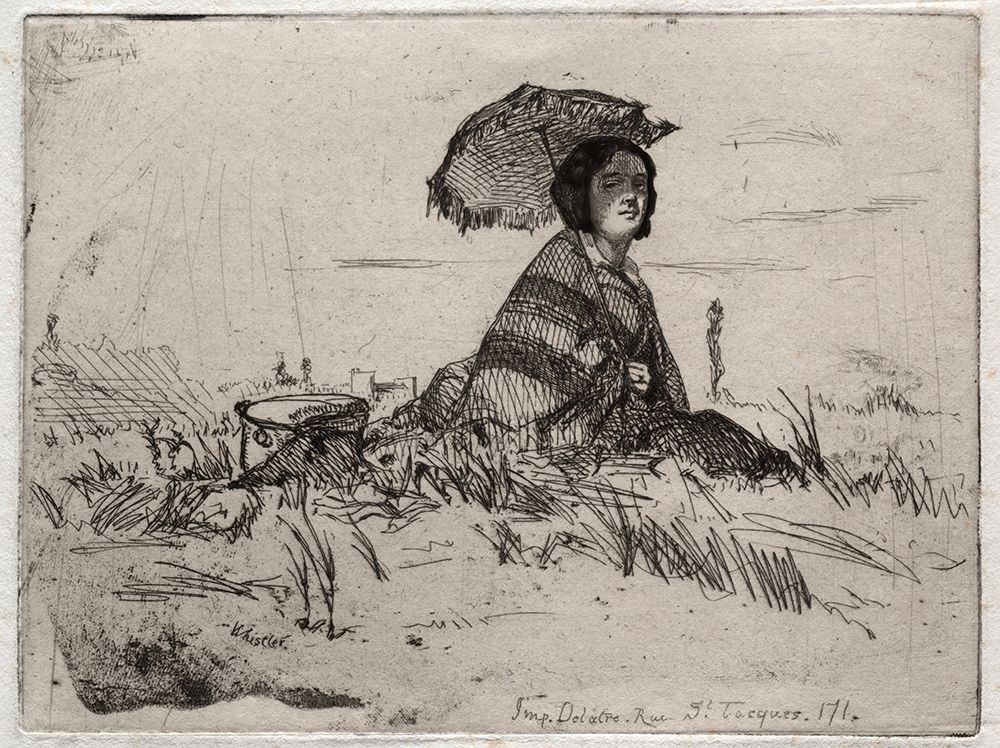 En Plein Soleil 1858 art print by James McNeill Whistler for $57.95 CAD