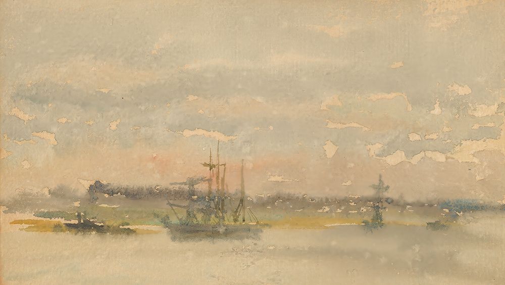 Erith Evening 1881 art print by James McNeill Whistler for $57.95 CAD