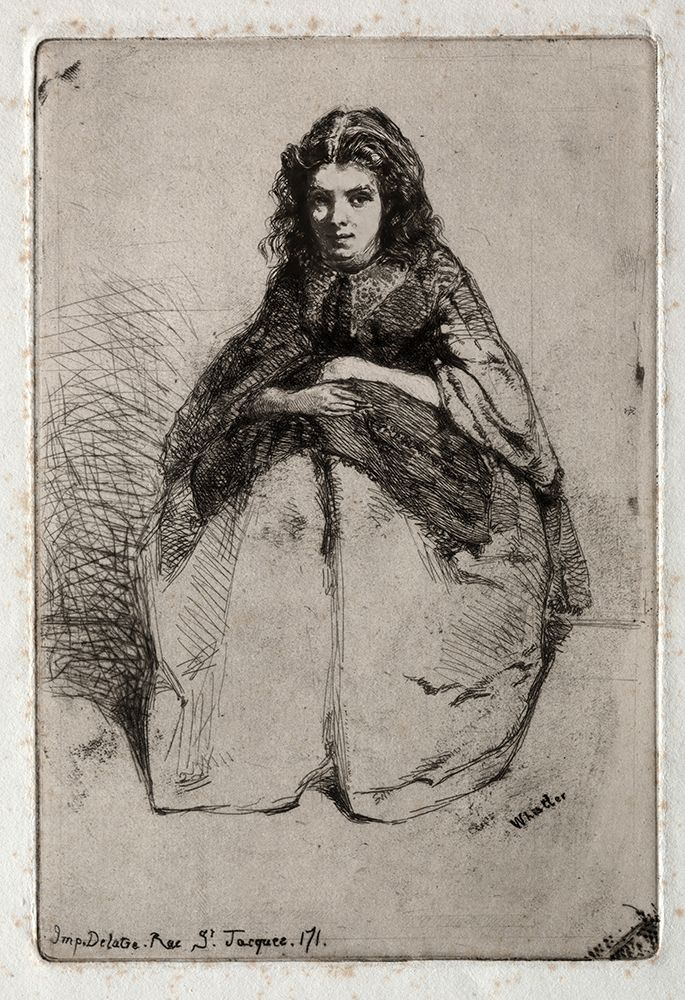 Fumette 1858 art print by James McNeill Whistler for $57.95 CAD