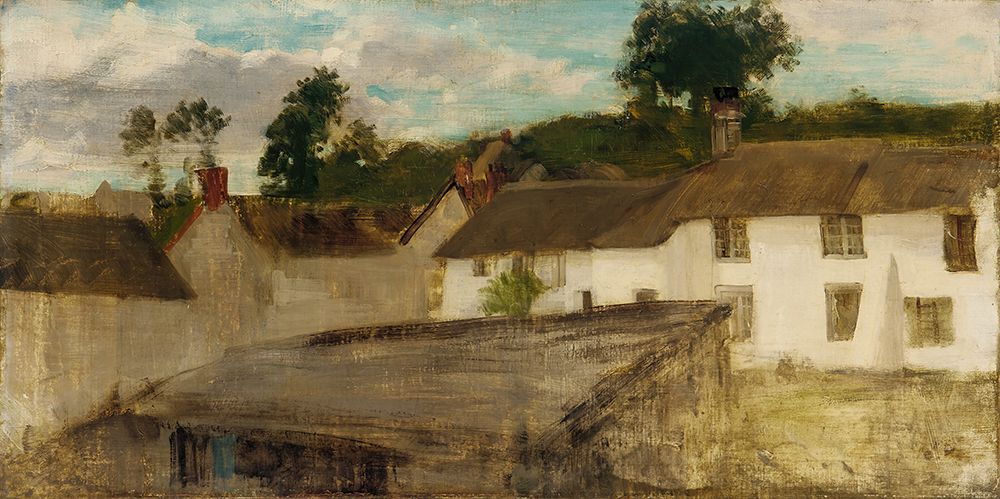 Green and Silver, The Devonshire Cottages 1884 art print by James McNeill Whistler for $57.95 CAD