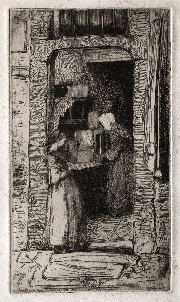 La Marchande de Moutarde 1858 art print by James McNeill Whistler for $57.95 CAD