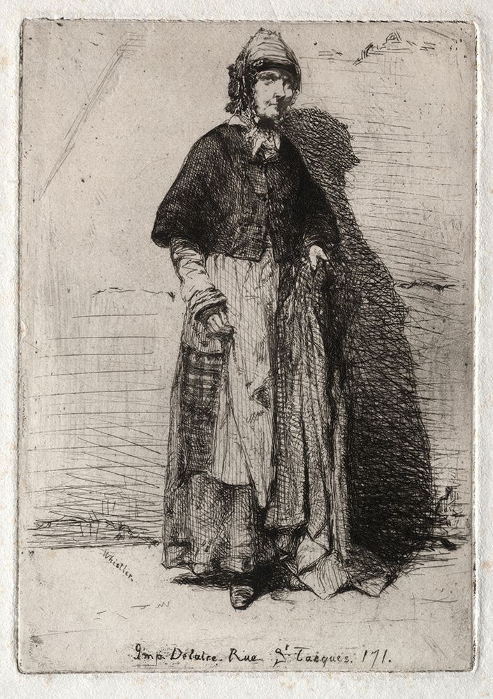 La Mere Gerard 1858 art print by James McNeill Whistler for $57.95 CAD