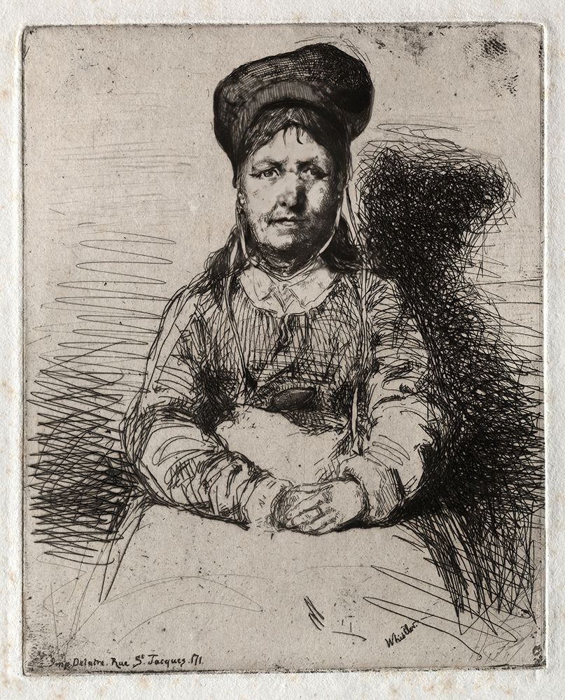 La Retameuse 1858 art print by James McNeill Whistler for $57.95 CAD