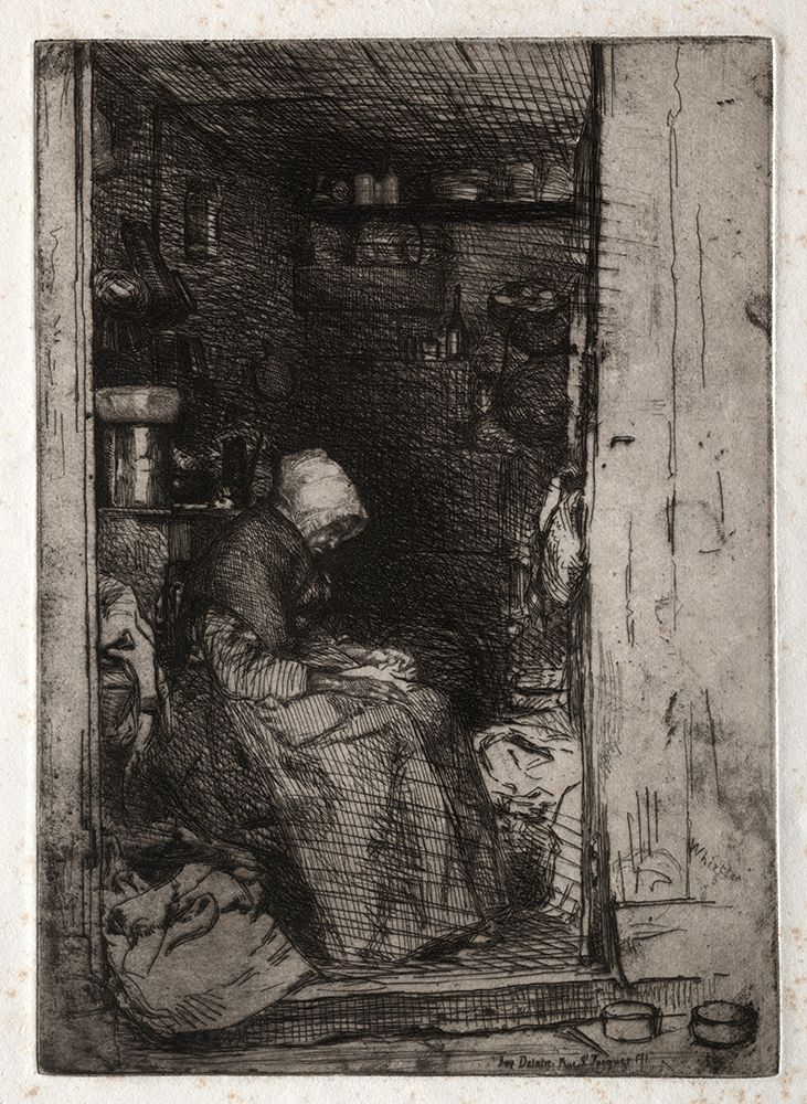 La Veille aux Loques 1858 art print by James McNeill Whistler for $57.95 CAD