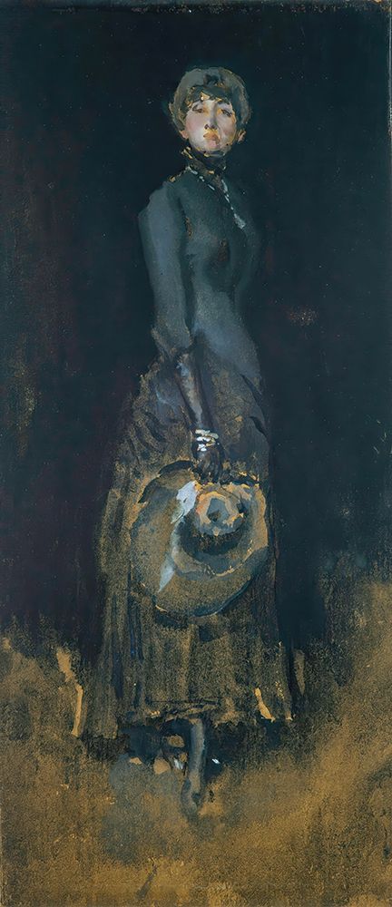 Lady in Gray ca 1883 art print by James McNeill Whistler for $57.95 CAD