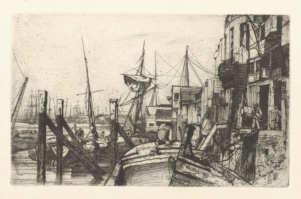 Limehouse 1859 art print by James McNeill Whistler for $57.95 CAD