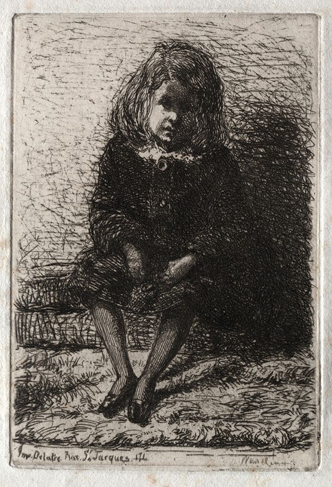 Little Arthur 1858 art print by James McNeill Whistler for $57.95 CAD