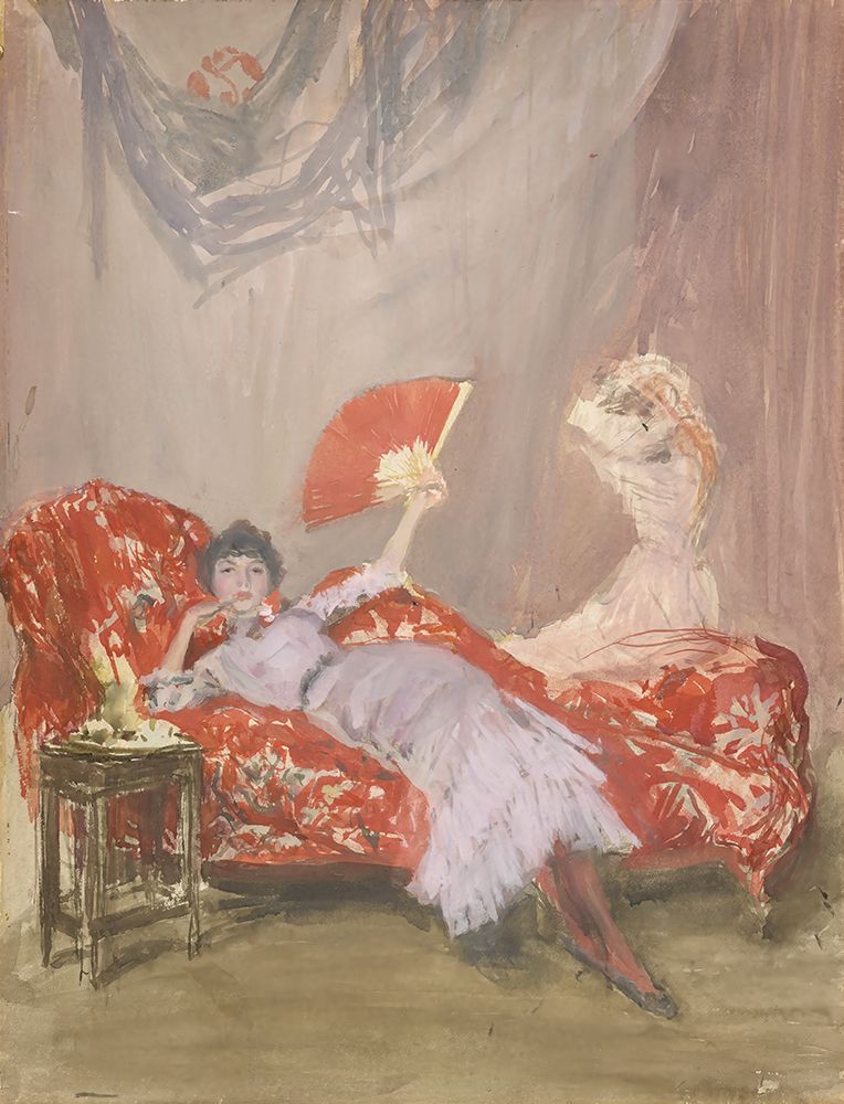 Milly Finch 1883 art print by James McNeill Whistler for $57.95 CAD