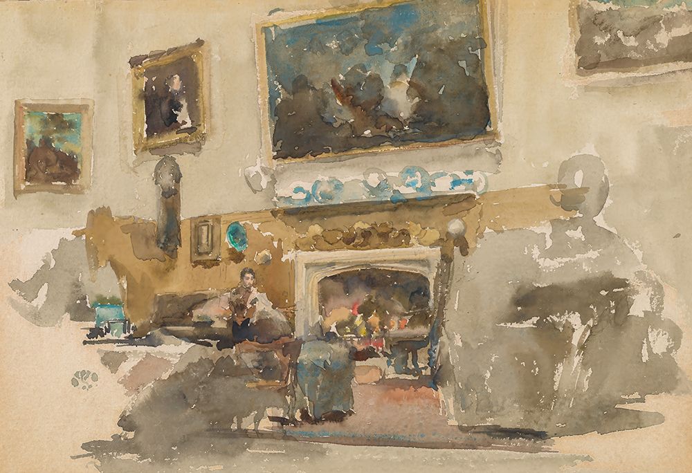 Moreby Hall 1882 art print by James McNeill Whistler for $57.95 CAD