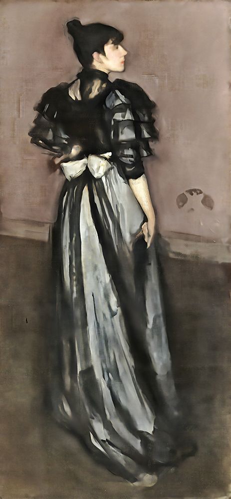 Mother of Pearl and Silver, The Andalusian 1888 art print by James McNeill Whistler for $57.95 CAD