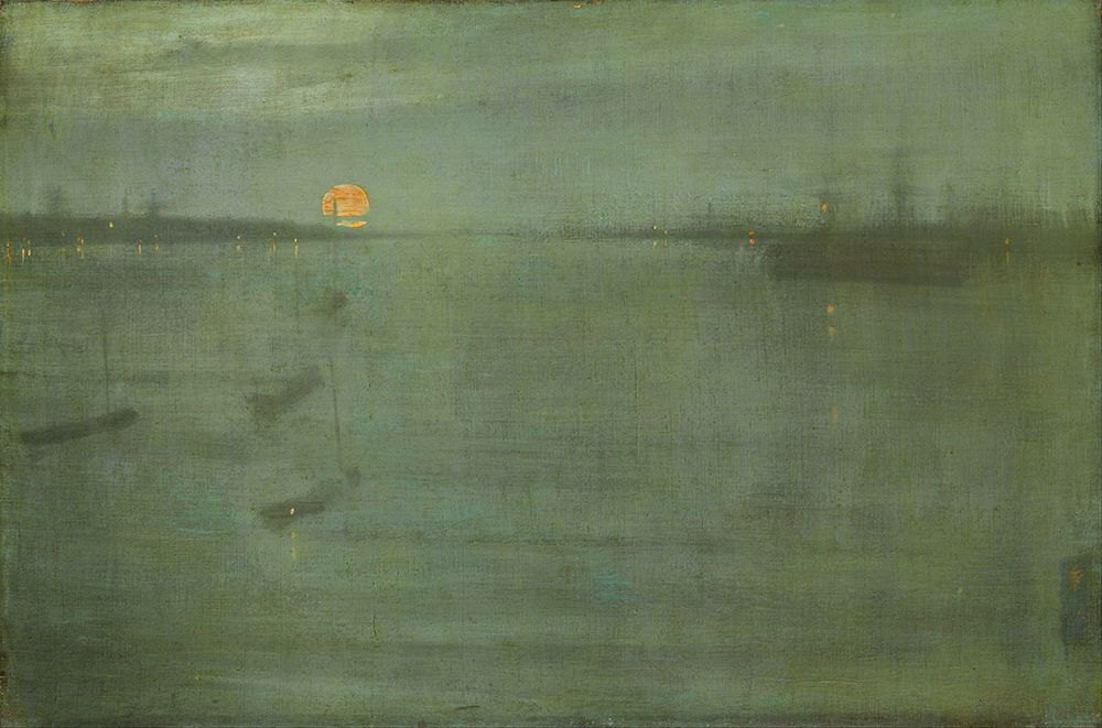 Nocturne Blue and Gold Southampton Water art print by James McNeill Whistler for $57.95 CAD