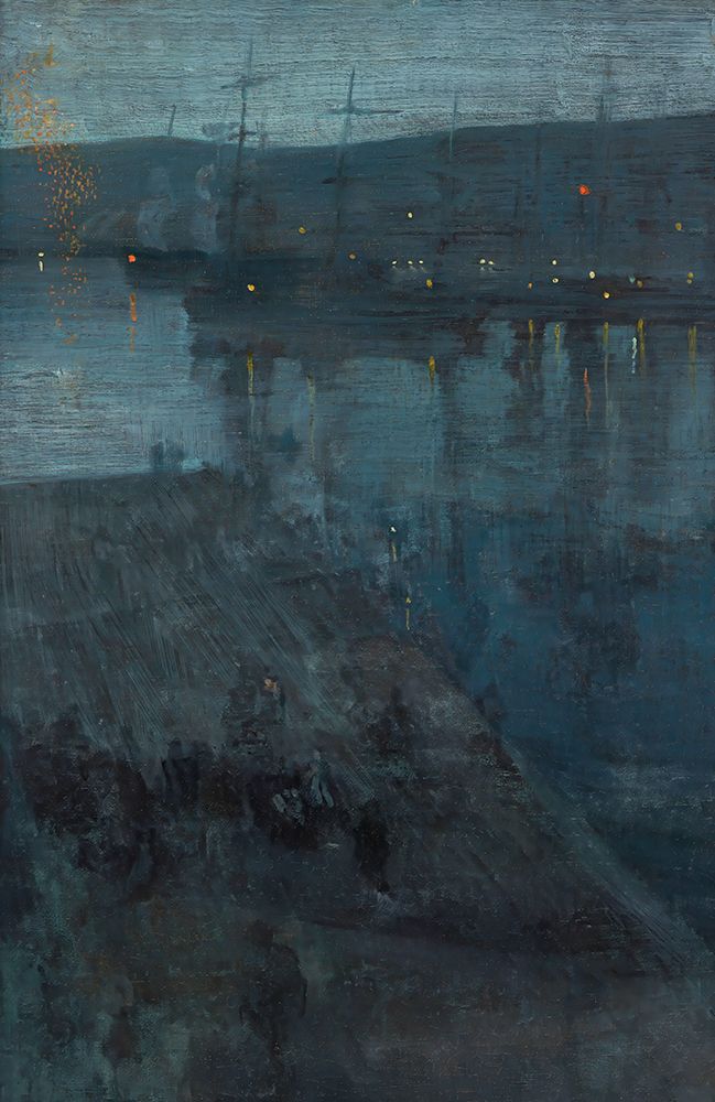 Nocturne in Blue and Gold, Valparaiso ca 1866 art print by James McNeill Whistler for $57.95 CAD