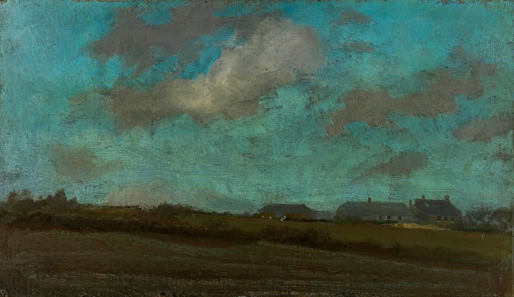 Note in Blue and Opal, The Sun Cloud 1883 art print by James McNeill Whistler for $57.95 CAD