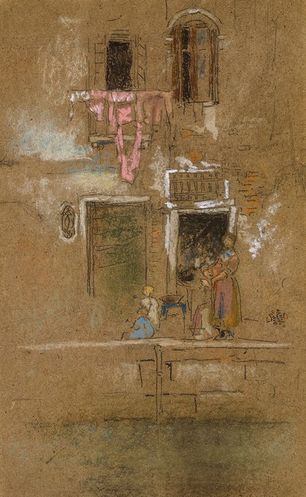Note in Pink and Brown ca 1880 art print by James McNeill Whistler for $57.95 CAD