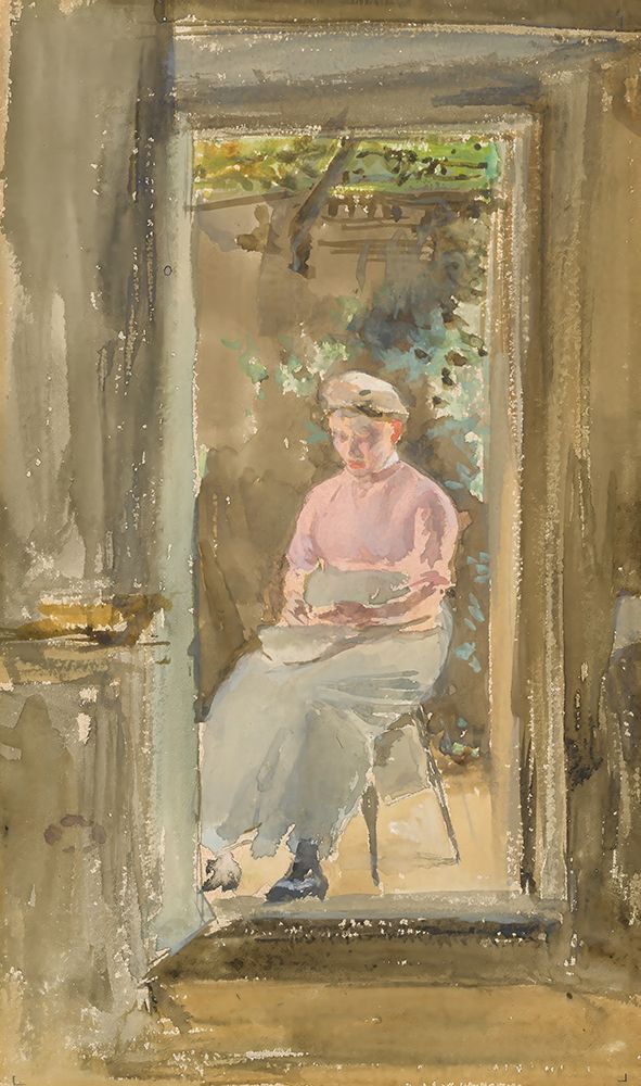 Pink Note, Shelling Peas 1882 art print by James McNeill Whistler for $57.95 CAD