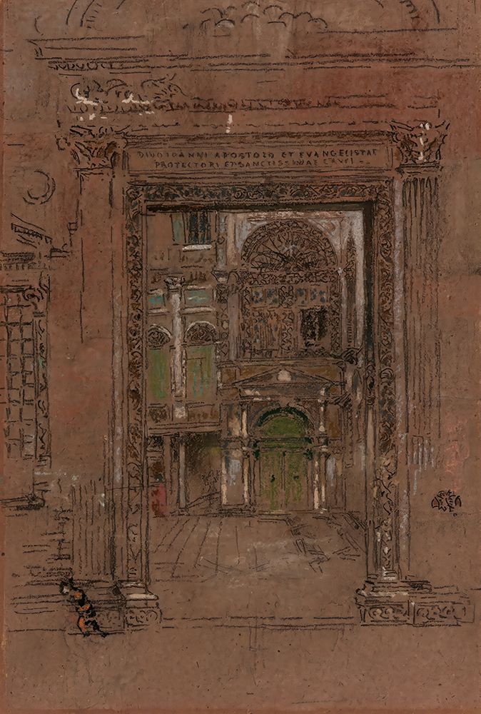San Giovanni Apostolo et Evangelistae 1879 art print by James McNeill Whistler for $57.95 CAD