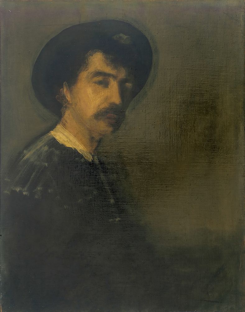 Self-Portrait 1870 art print by James McNeill Whistler for $57.95 CAD