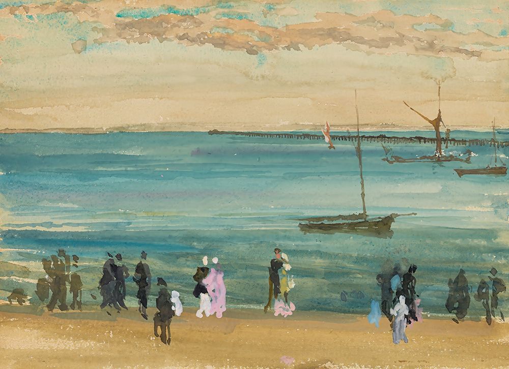 Southend Pier 1882 art print by James McNeill Whistler for $57.95 CAD