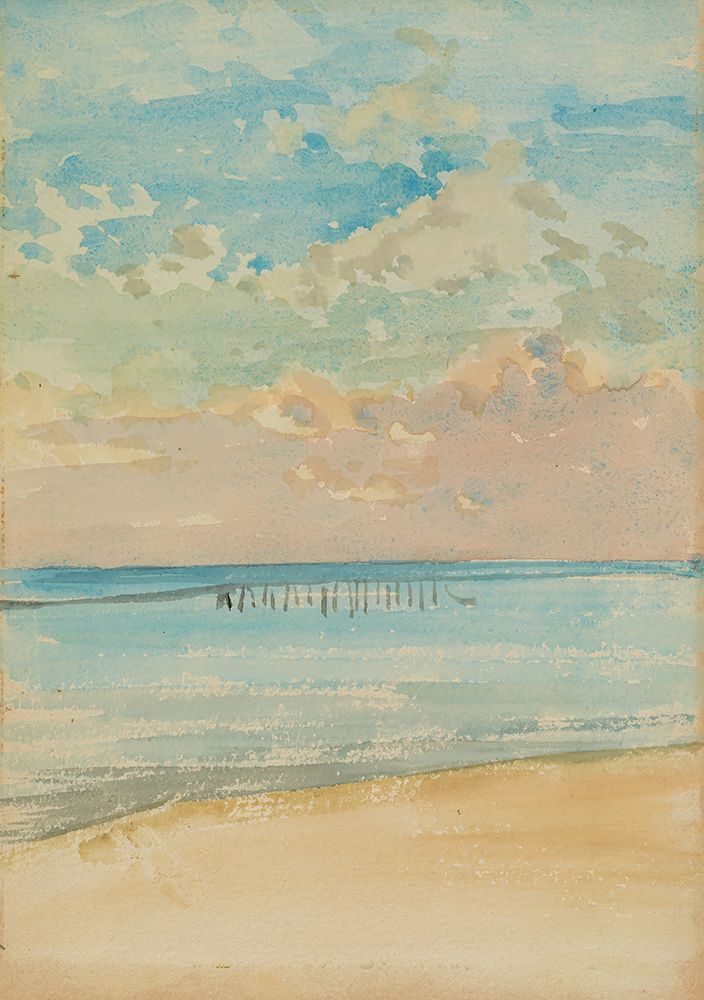 Southend Sunset 1882 art print by James McNeill Whistler for $57.95 CAD